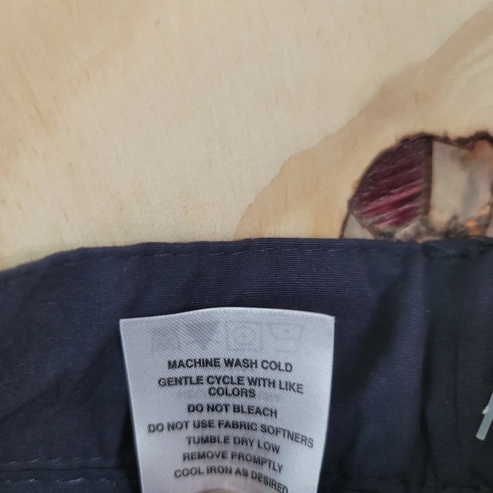 UB Tech Pants Mens 34x34 Blue Comfort Adjustable Waist Chino Water Repellent NWT - Picture 16 of 16